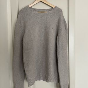 Crewneck All Saints Sweater (Gray, Wool)
